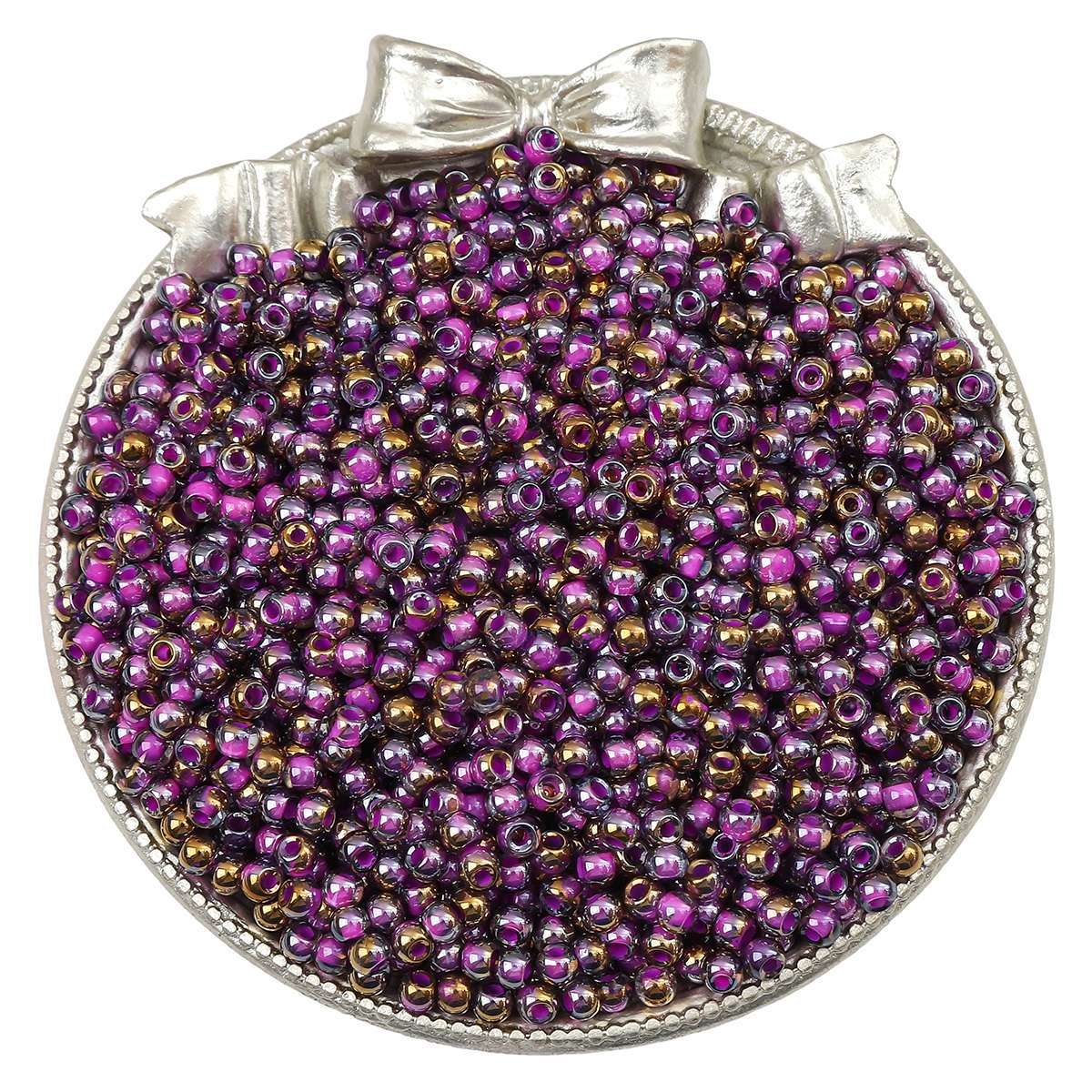 4mm domestic super high quality glass rice beads round beads diy accessories material bracelet necklace jewelry accessories loose beads
