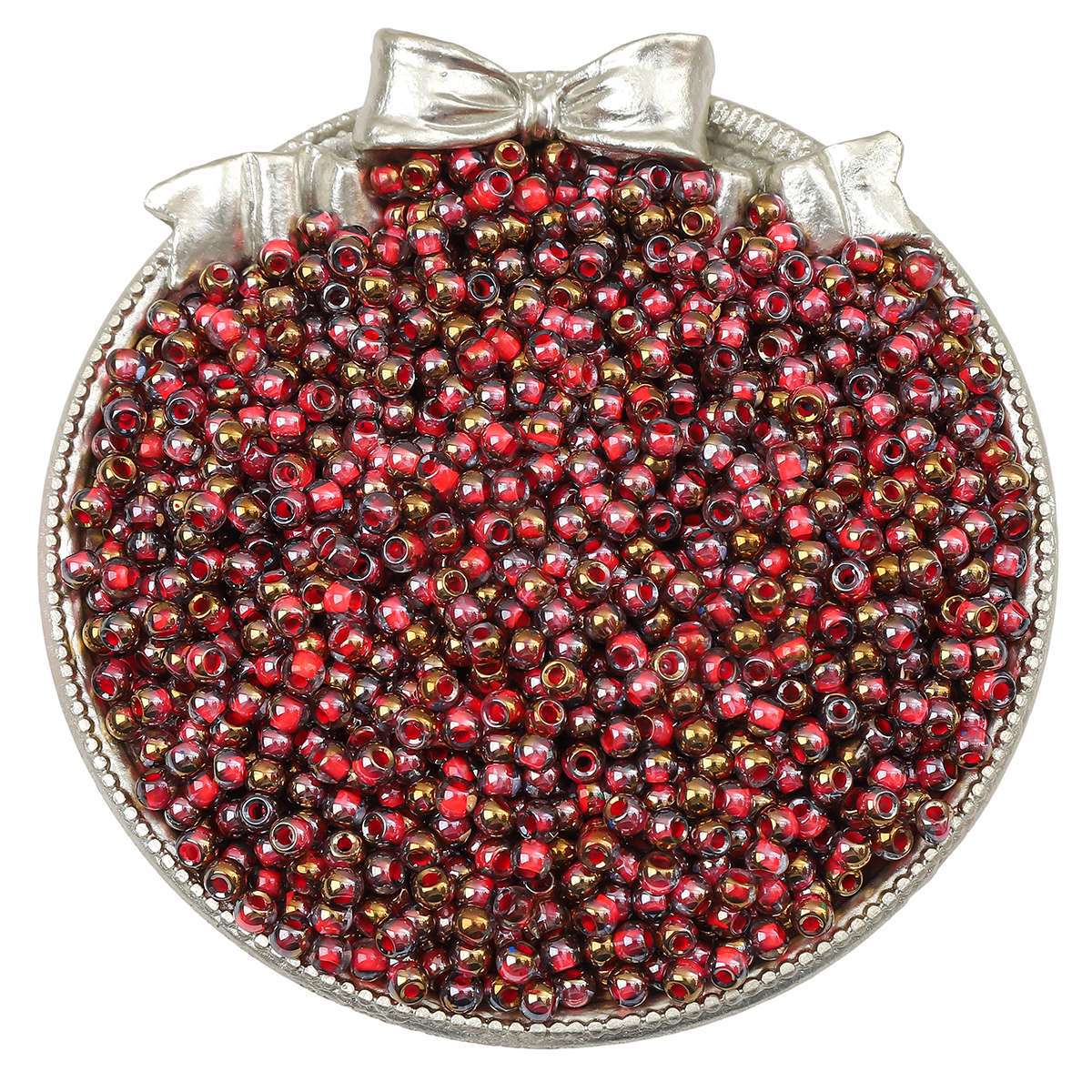 4mm domestic super high quality glass rice beads round beads diy accessories material bracelet necklace jewelry accessories loose beads