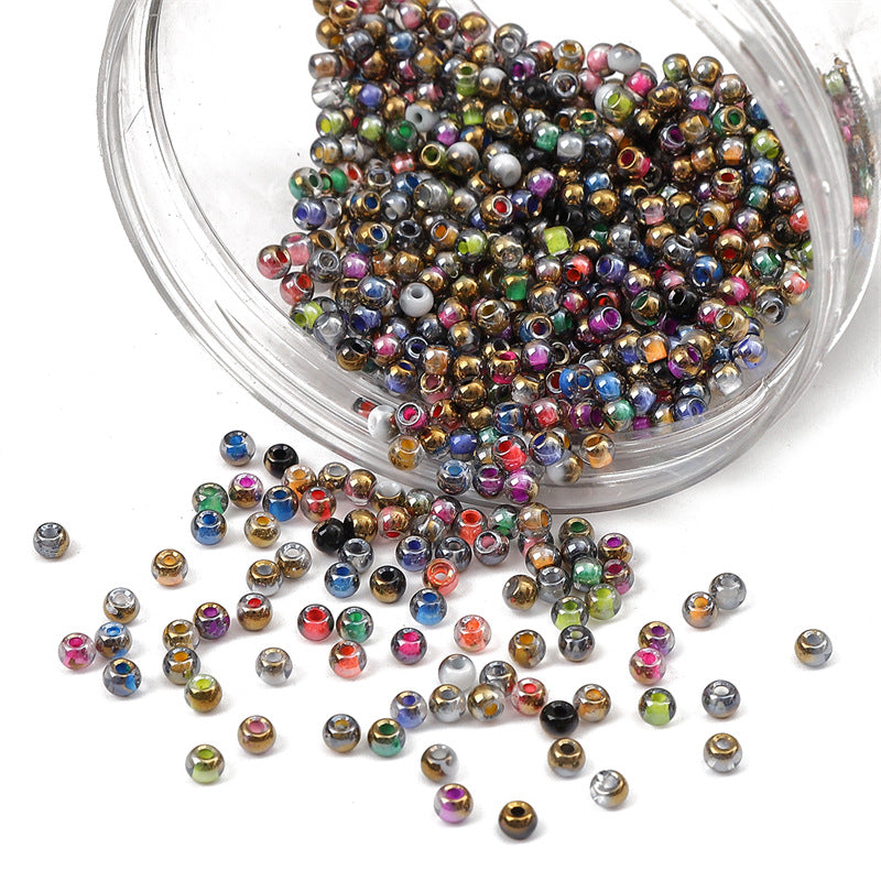 4mm domestic super high quality glass rice beads round beads diy accessories material bracelet necklace jewelry accessories loose beads