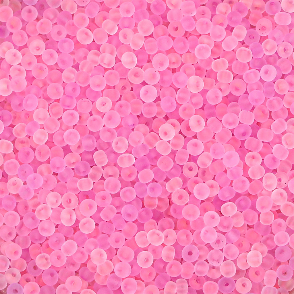 High quality domestic transparent frosted rice beads loose beads handmade DIY bracelet necklace accessories material factory direct sales