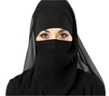Muslim Womens Nikab Female Hijab Muslim Veil Islamic Hijab 4-layer